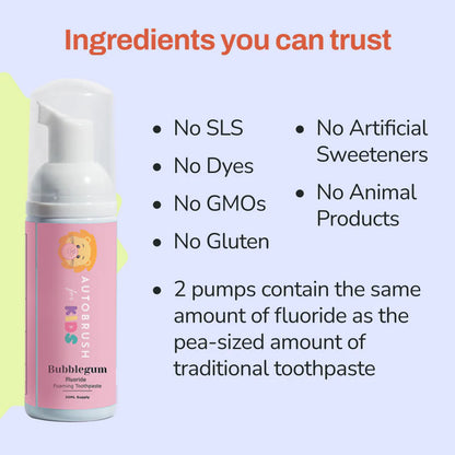 Foam Toothpaste Sampler